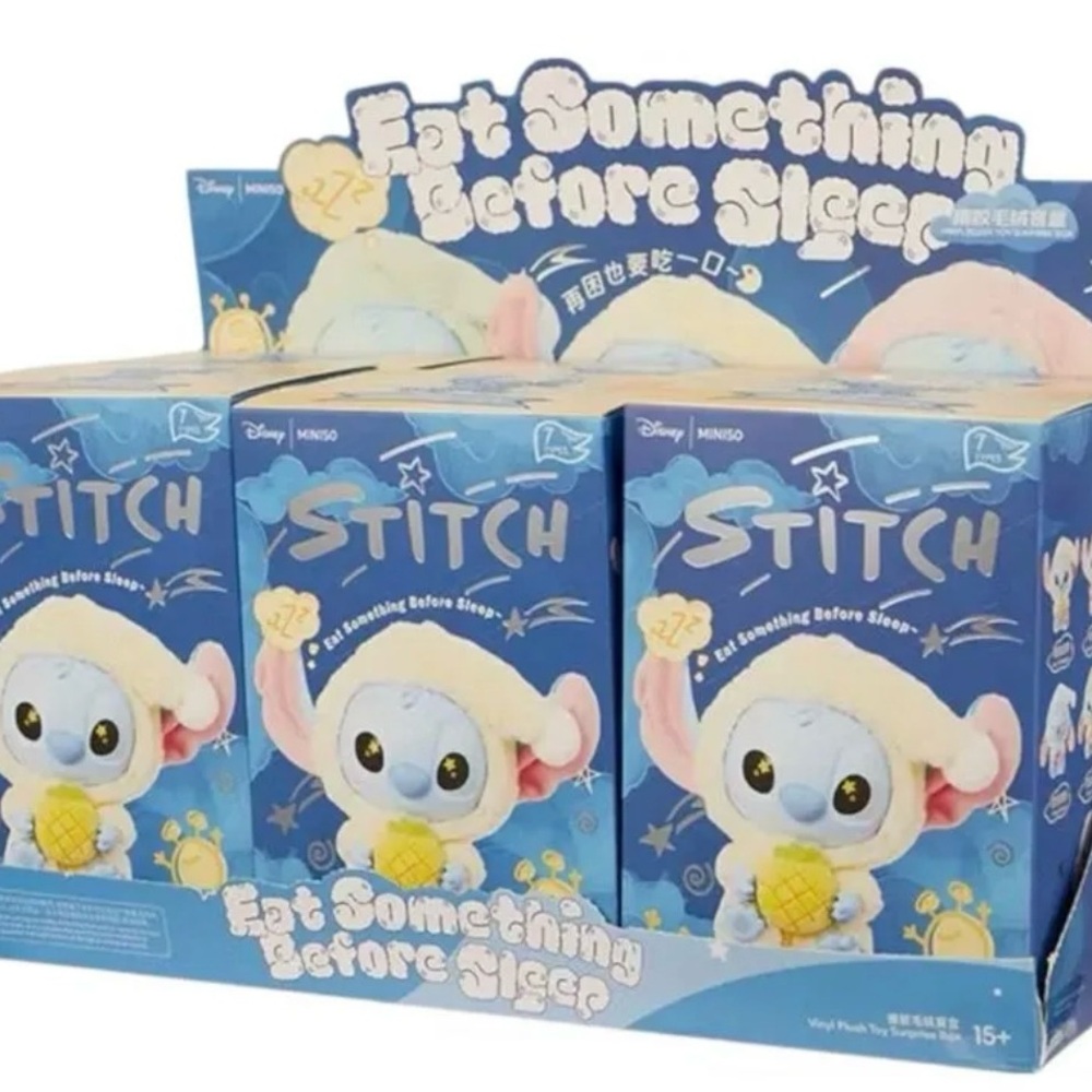 MINISO Stitch Eat Something Before Sleep Series Vinyl Figure Blind Box - Picture 11 of 13